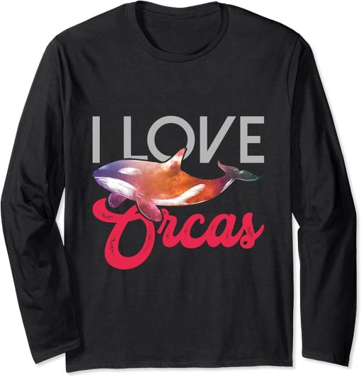 Sea Creature Ocean Animal Orca Long Sleeve T-Shirt